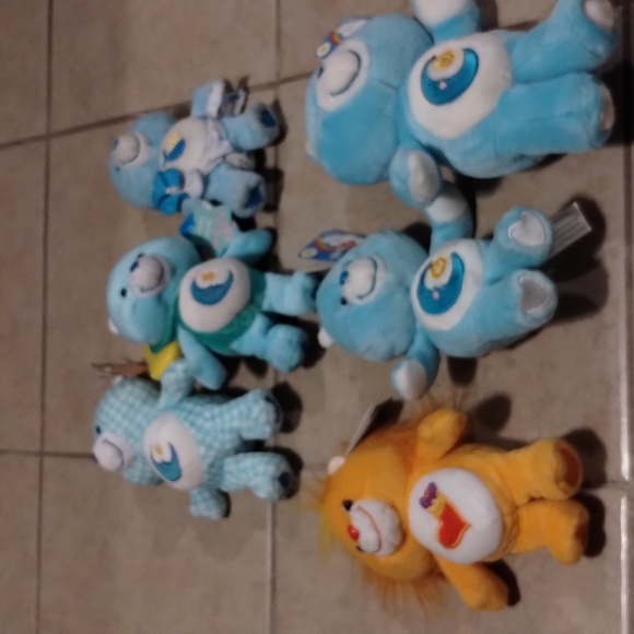 Lot of six Care Bears